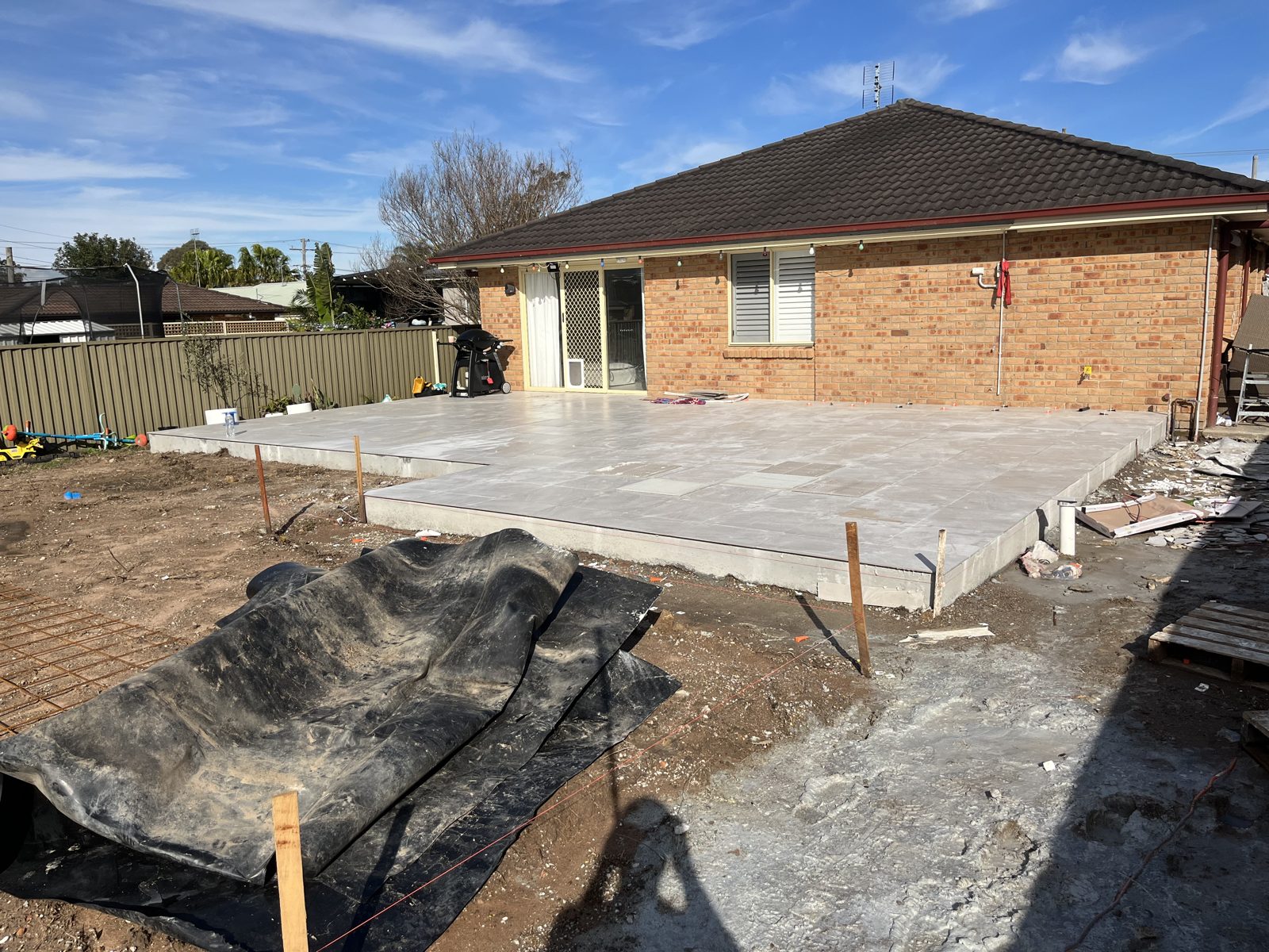 Outdoor tiling